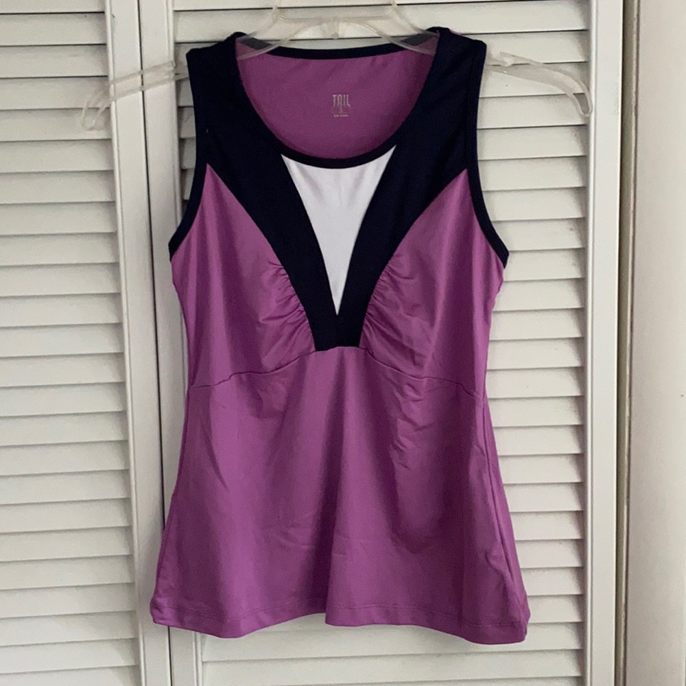 NWOT Tail Tennis set. Purple and Navy size small.